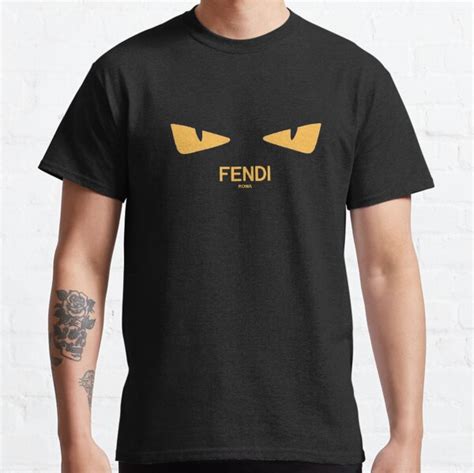 fendi shirt with eyes|fendi roma eyes t shirt.